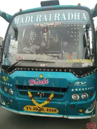 Madurai Radha Travels Bus-Seats layout Image