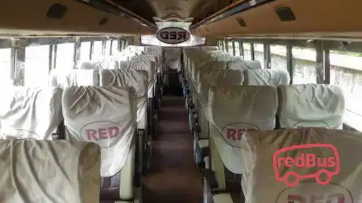 Red Express Travels Bus-Front Image