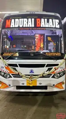 Madurai balajee tours & travels Bus-Front Image