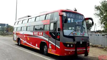 Hari om travels agency Bus-Front Image