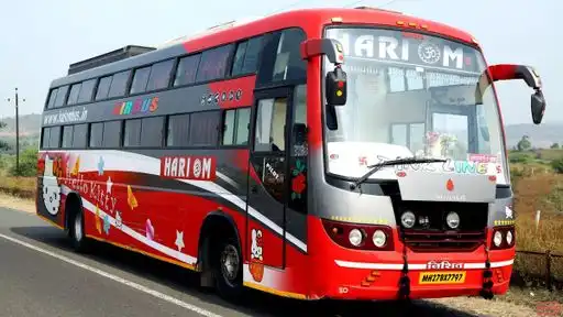 Hari om travels agency Bus-Front Image