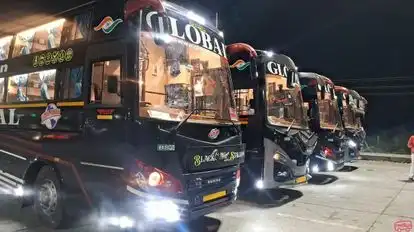 Global   Travels Bus-Front Image