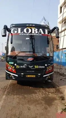 Global   Travels Bus-Front Image