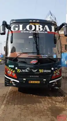 Global   Travels Bus-Front Image