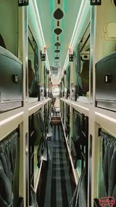 Patel Travels Lufthanza Bus-Seats layout Image