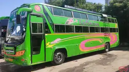 Patel Travels Lufthanza Bus-Side Image