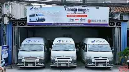 Seila Angkor Khmer Express Bus-Front Image