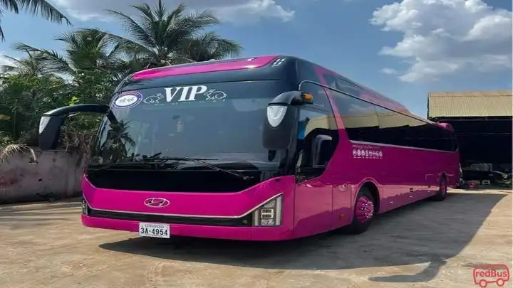 Rith Mony Transport Bus Front Image