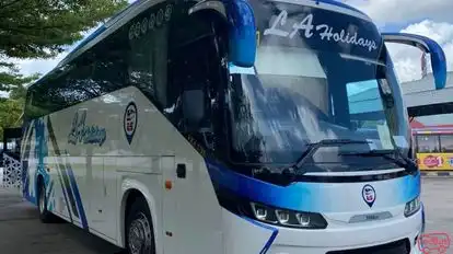 LA Holidays Travel and Tours Sdn Bhd Bus-Side Image