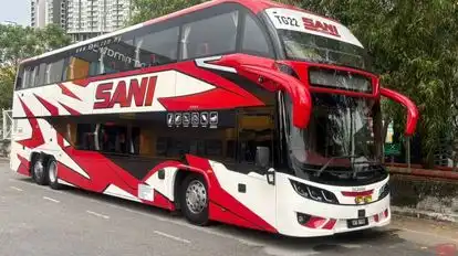 Sani Express Bus-Seats layout Image