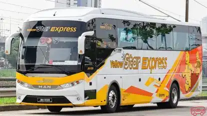 Yellow Star Express Bus-Front Image