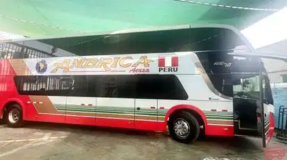 America Express Bus-Side Image