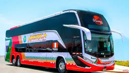 America Express Bus-Front Image