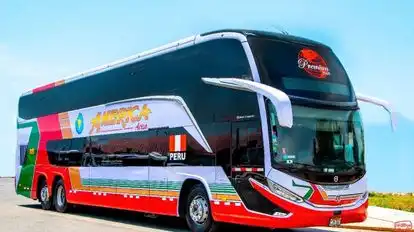 America Express Bus-Front Image