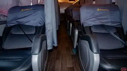 America Express Bus-Seats layout Image