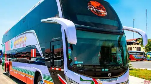 America Express Bus-Front Image