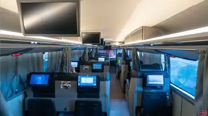 America Express Bus-Seats layout Image