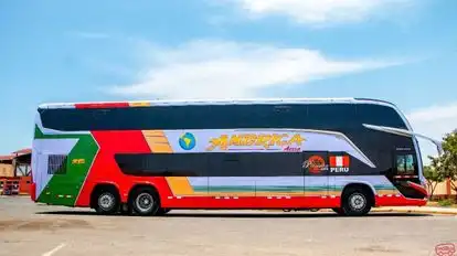 America Express Bus-Side Image