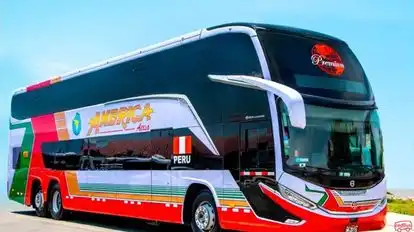 America Express Bus-Front Image