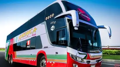 America Express Bus-Front Image