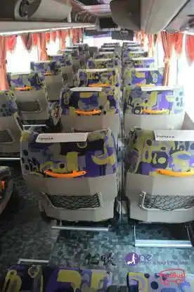 The One Tours & Travel (Five Stars Express) Bus-Seats layout Image