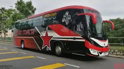 Golden Coach Bus-Side Image