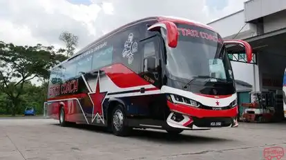 Golden Coach Bus-Side Image