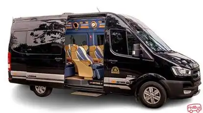 Long Van Limousine Bus-Front Image