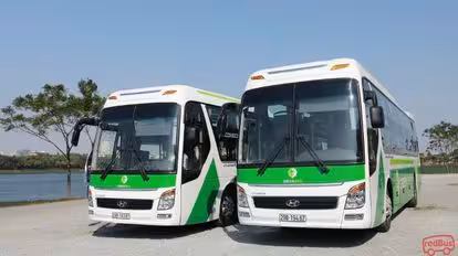 Green Travel Bus-Front Image