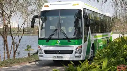 Green Travel Bus-Front Image