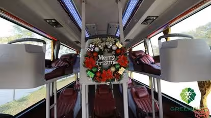 Green Travel Bus-Seats layout Image