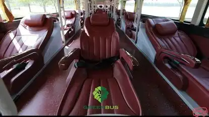 Green Travel Bus-Seats layout Image
