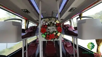 Green Travel Bus-Seats layout Image