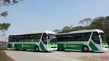 Green Travel Bus-Side Image
