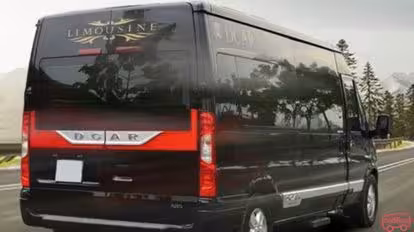 Light Up Limousine Bus-Front Image