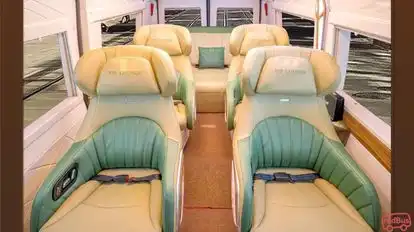 Hồng Vinh Limousine Bus-Seats layout Image