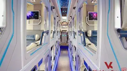 Việt Lào Travel Bus-Seats layout Image