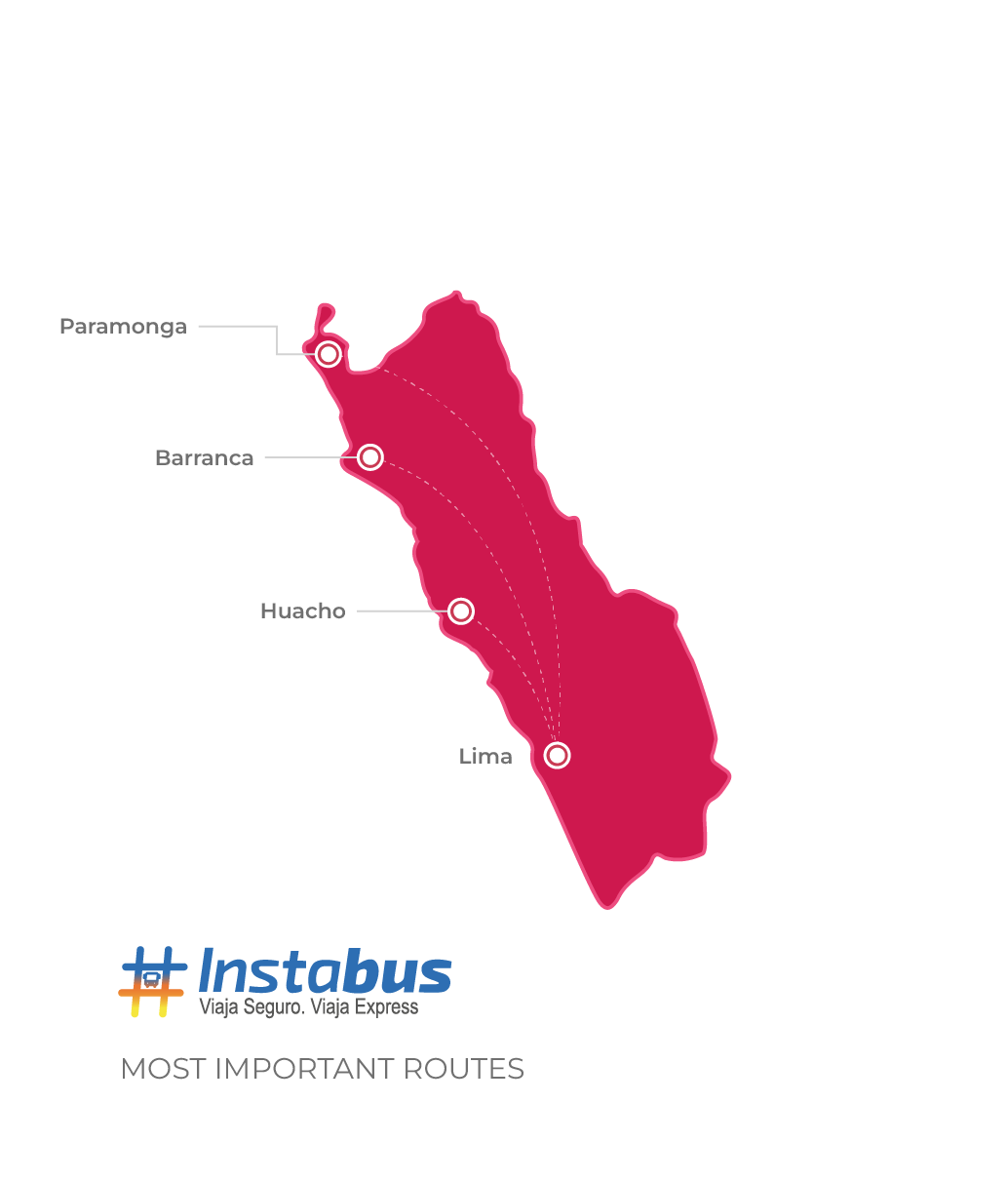 Main destinations Instabus