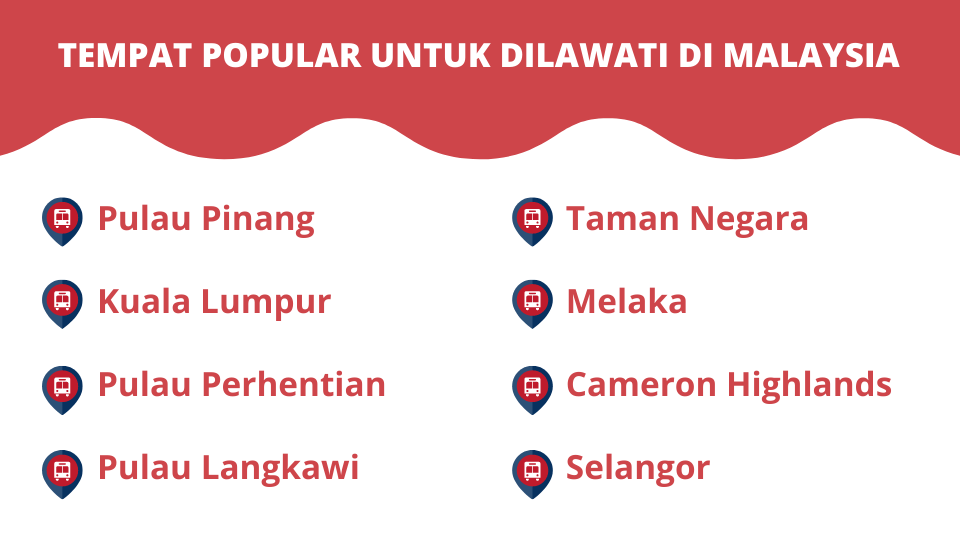 Tempat-tempat Popular Untuk Dilawati di Malaysia Dengan Tiket Bas Online