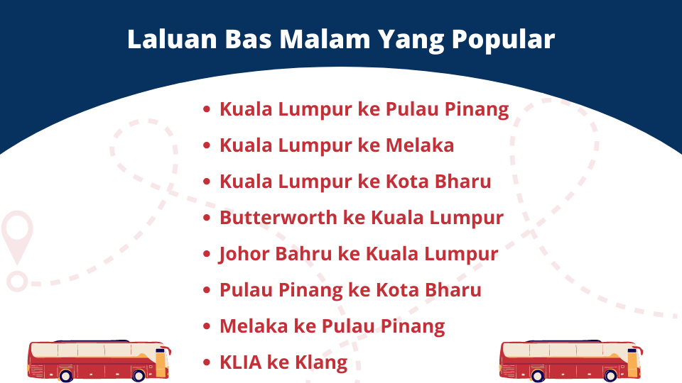 Laluan Bas Malam Yang Popular