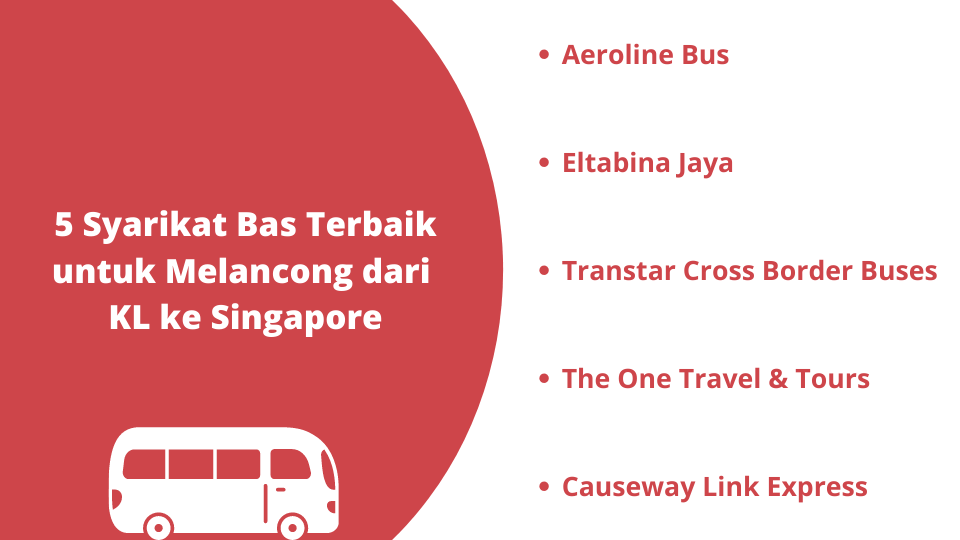 5 Syarikat Bas Terbaik untuk Melancong dari KL ke Singapura