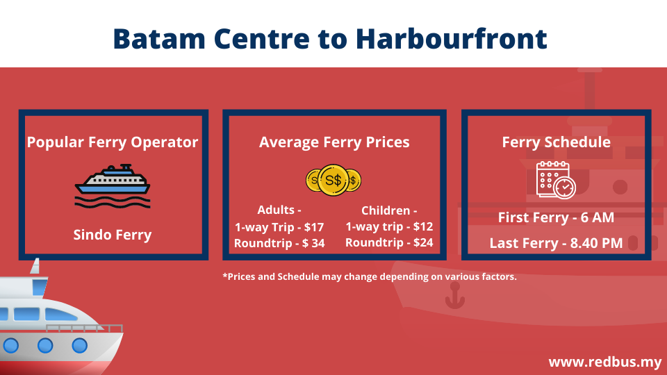 batam centre to harbourfront ferry