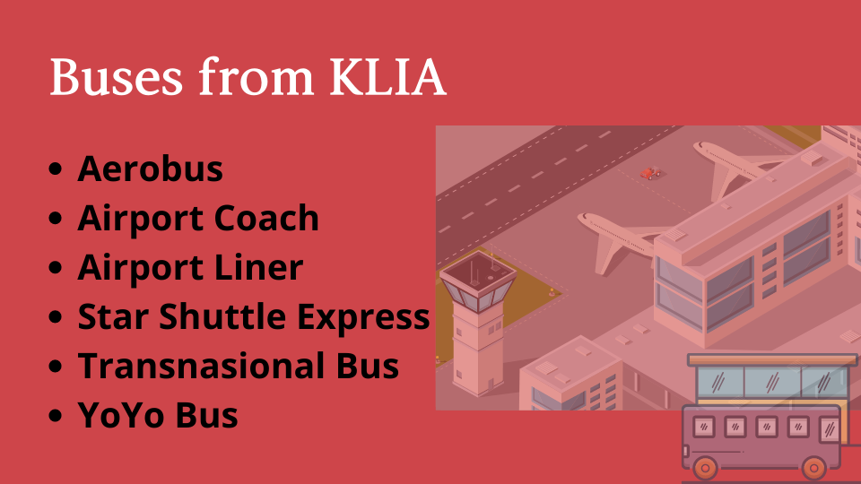 bus to and from klia2