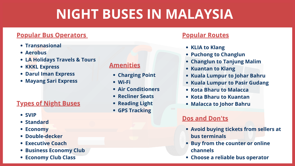 night bus booking in Malaysia