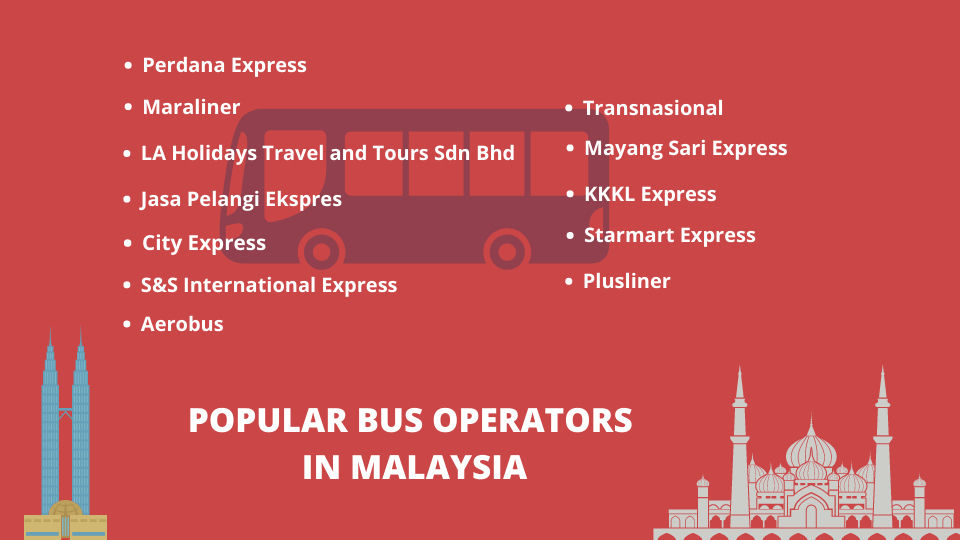 popular bus operators in Malaysia for online bus ticket booking