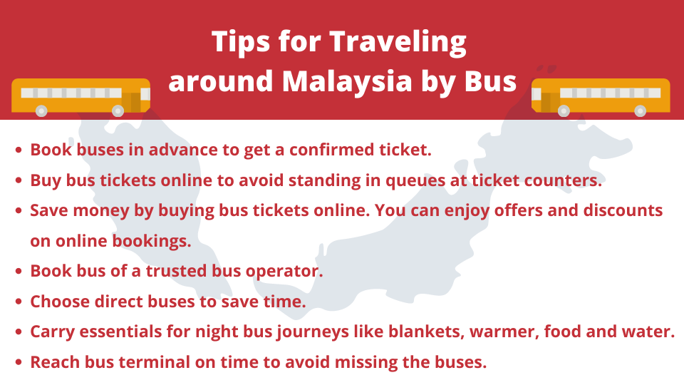 Tips for Travelling Around Malaysia By Bus