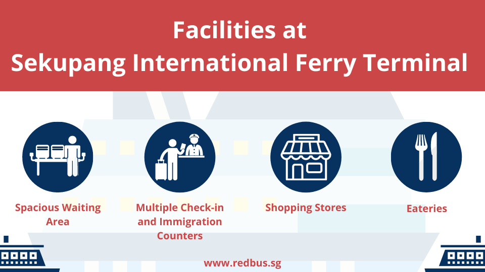 facilities ate Sekupang ferry terminal