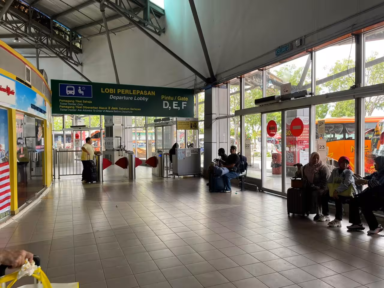 Departure Lobby Melaka Bus Terminal